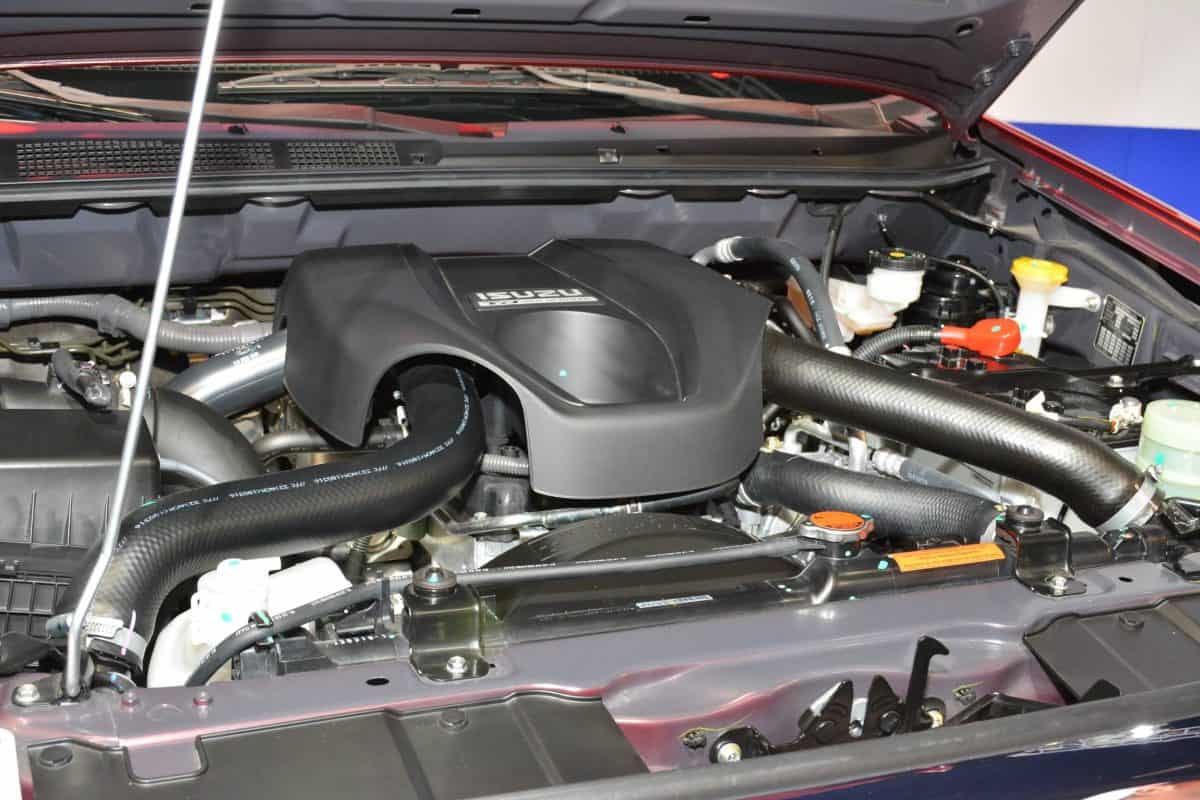 Isuzu parts assembled